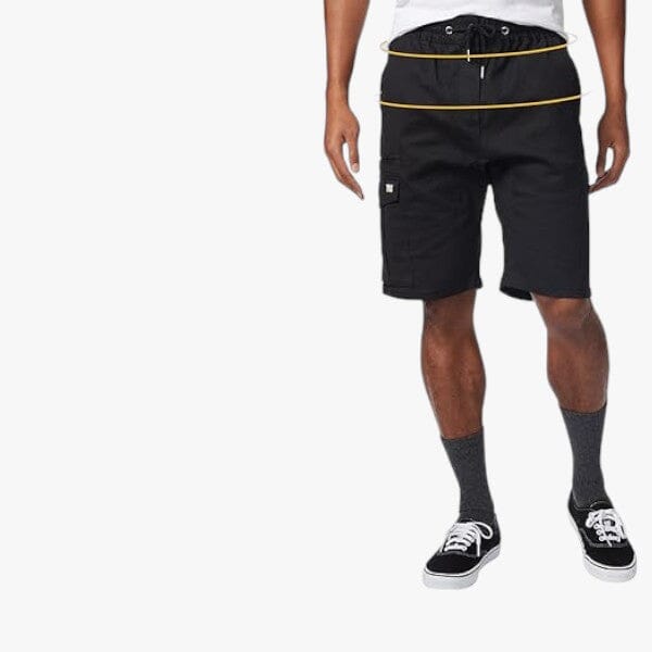 Caterpillar Men's Foundation Cargo Shorts Pitch Black | Caterpillar