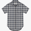 Caterpillar Mens Foundation Light Short Sleeve Shirt Detroit Blue Kelp | Caterpillar