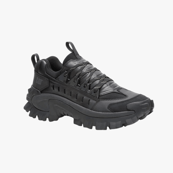 Caterpillar Mens Intruder Met Shoe Black Black | Caterpillar