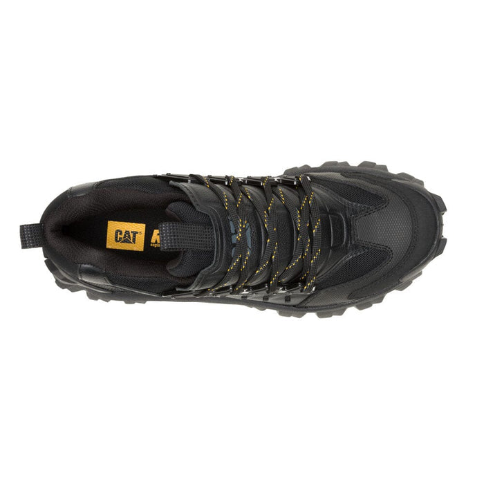 Caterpillar Mens Intruder Met Shoe Black Black | Caterpillar