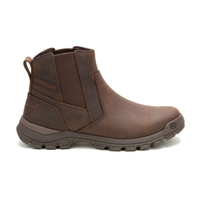 Caterpillar Mens Threshold Chelsea Boot Dark Brown | Caterpillar