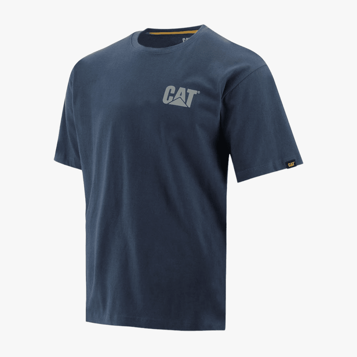 Caterpillar Mens Trademark Short Sleeve Tee Eclipse | Caterpillar