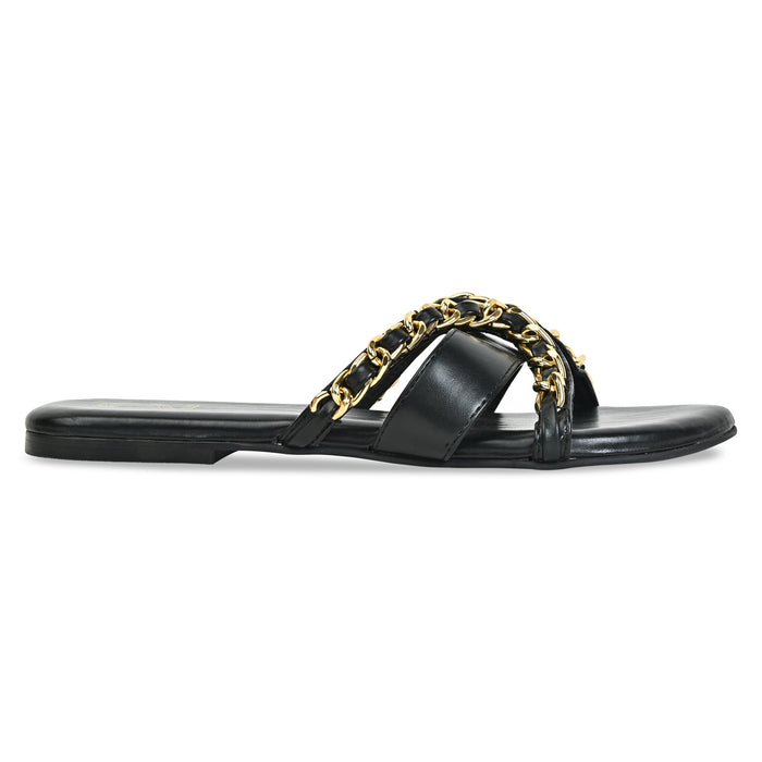 Chained in Black Flats
