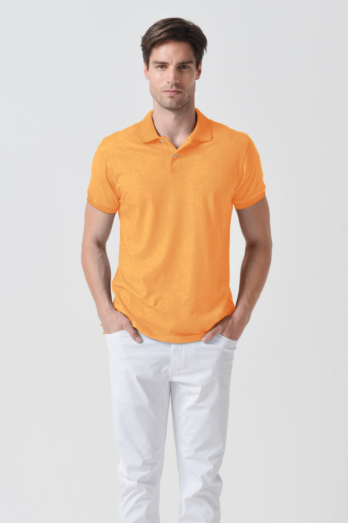 Club Polo Slim - Apricot