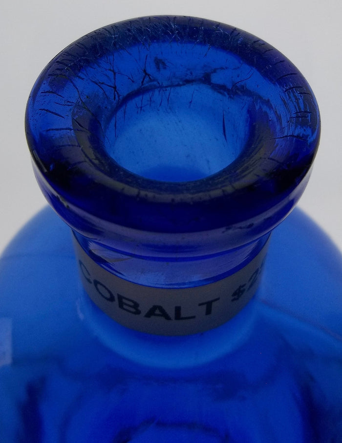 Cobalt Apothecary Bottle