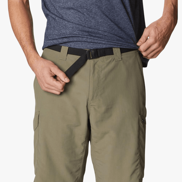 Columbia Mens Silver Ridge Cargo Shorts Stone Green | Columbia