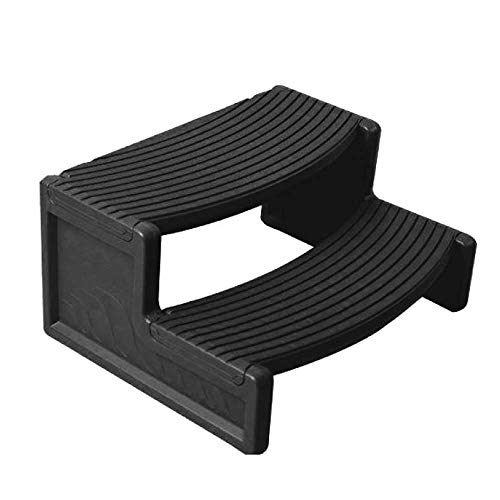 Confer Plastics Resin Multi Purpose Spa and Hot Tub Handi-Step Steps, Black