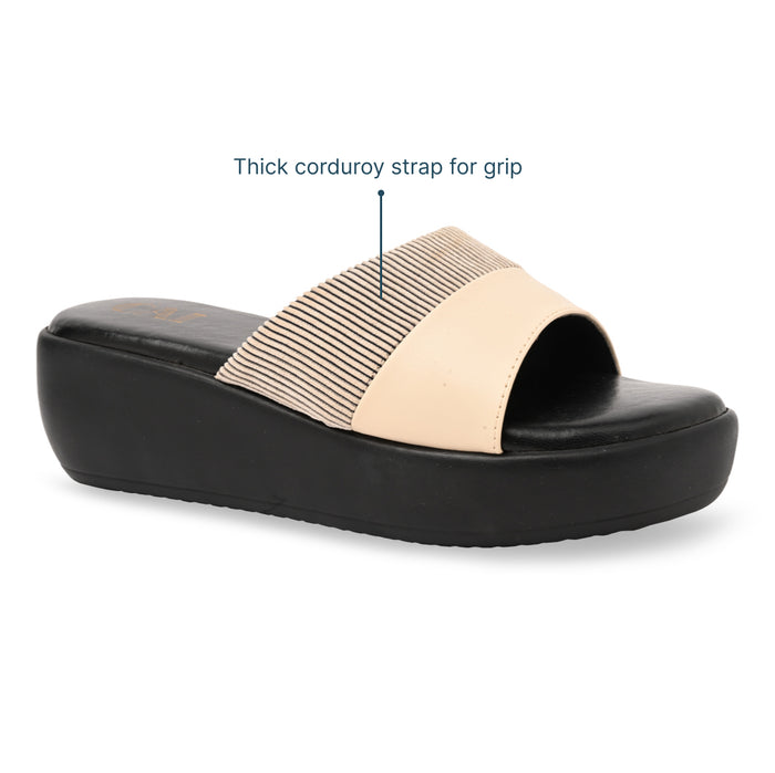 Corduroy Black Platform