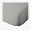 Cotton Co 400 Thread Super King Fitted Sheet 182X200+40 Silver | Cotton Co