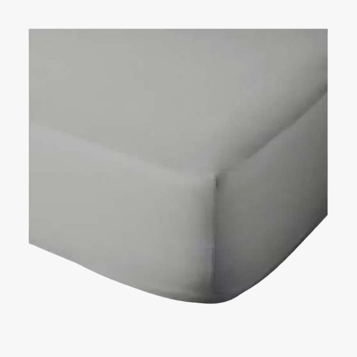 Cotton Co 400 Thread Super King Fitted Sheet 182X200+40 Silver | Cotton Co