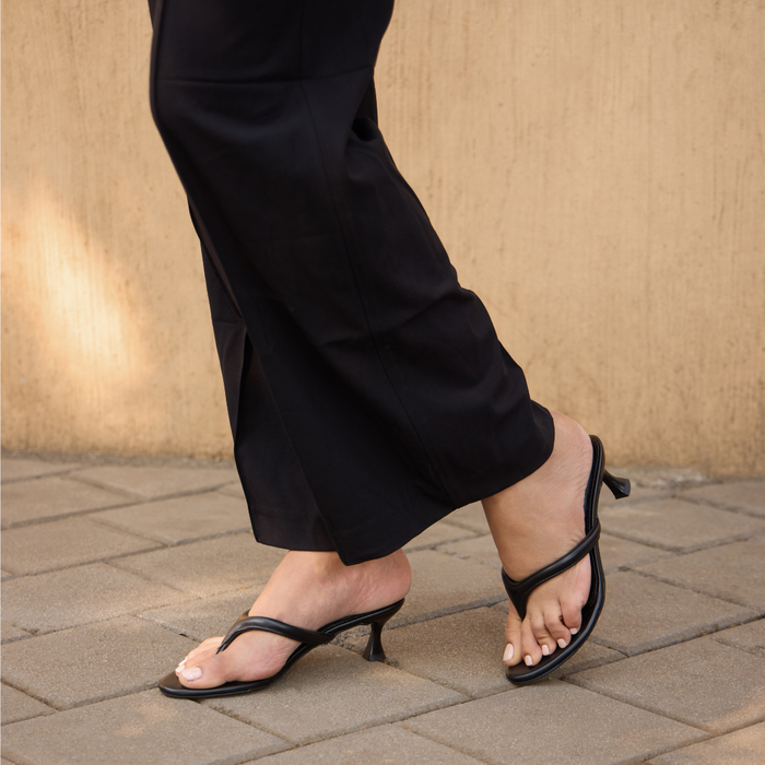 Crest Black Heels