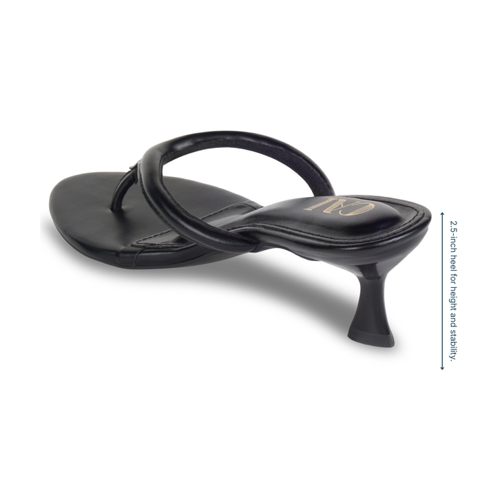 Crest Black Heels
