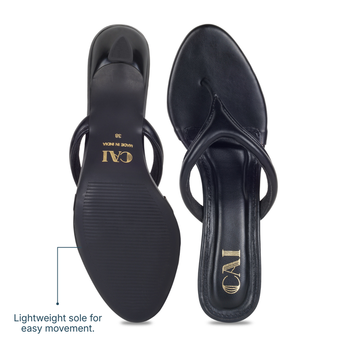 Crest Black Heels