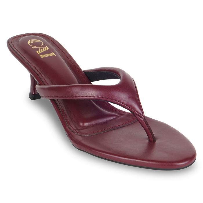 Crest Maroon Heels