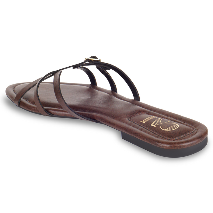 CrossLine Burgundy Flats