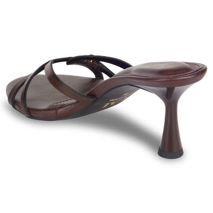 Crossline Burgundy Heels