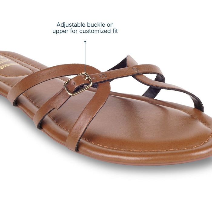 CrossLine Tan Flats