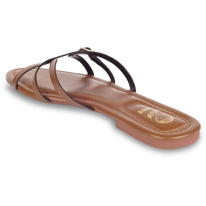 CrossLine Tan Flats