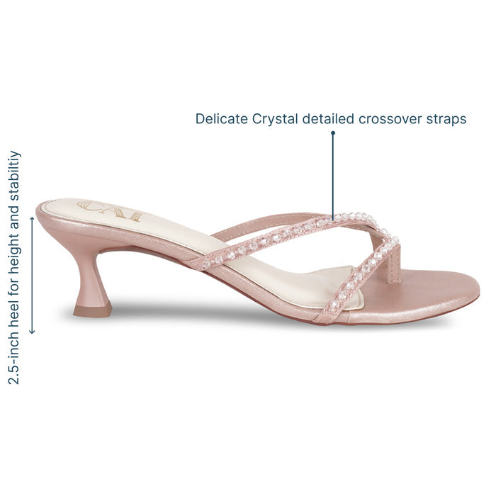 Crossway Crystal Pink Heels