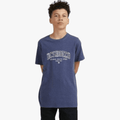 Dc Boys Build Up Short Sleeve Tee Blue Dc