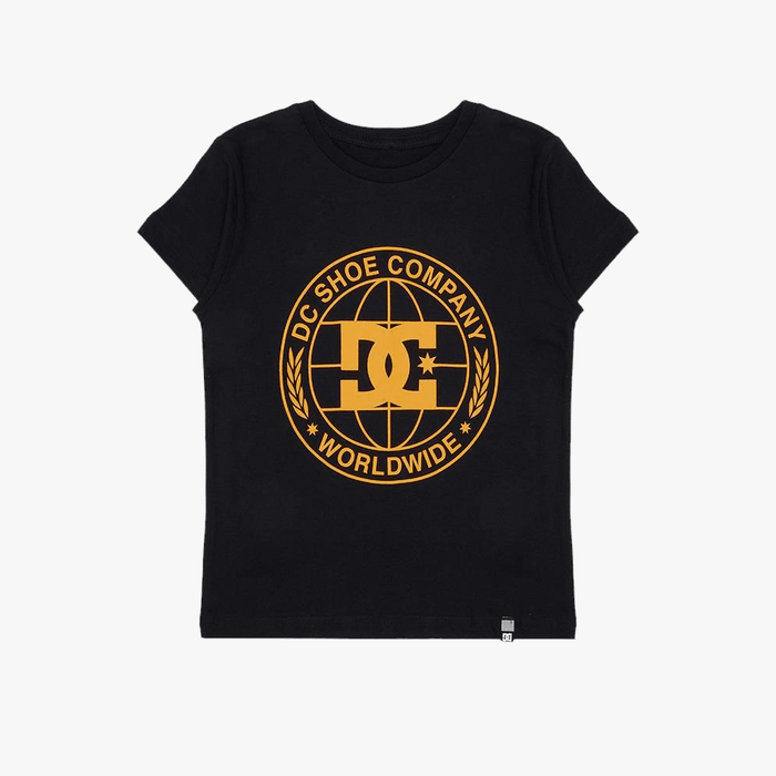 Dc Boys Pressed Short Sleeve Tee Black Dc