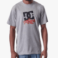 Dc Boys Vandal Short Sleeve Tee Grey Melange Dc
