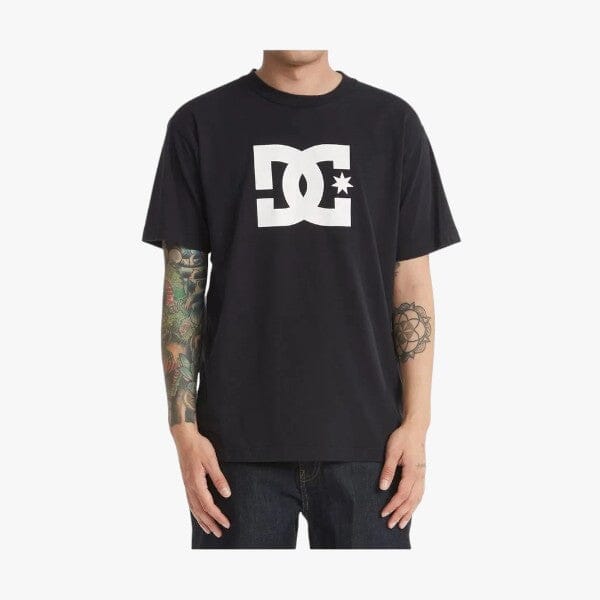 Dc Mens Dc Star Short Sleeve Tee Black Dc