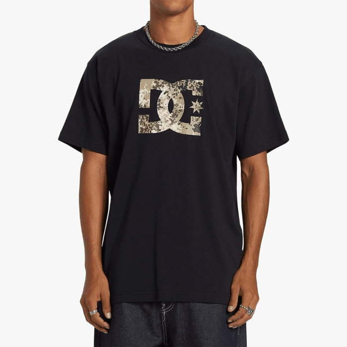 Dc Mens Star Fill Hss Short Sleeve Tee Black | DC