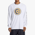 Dc Mens Throwback Long Sleeve Tee White | Dc