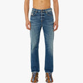 Diesel Mens 2020 D Viker Reg Fit Mid Waist Straight Leg Pantalon Jeans Indigo Diesel