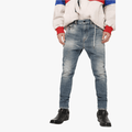 Diesel Mens D Vider Slim Leg Jeans Lt Blue Diesel