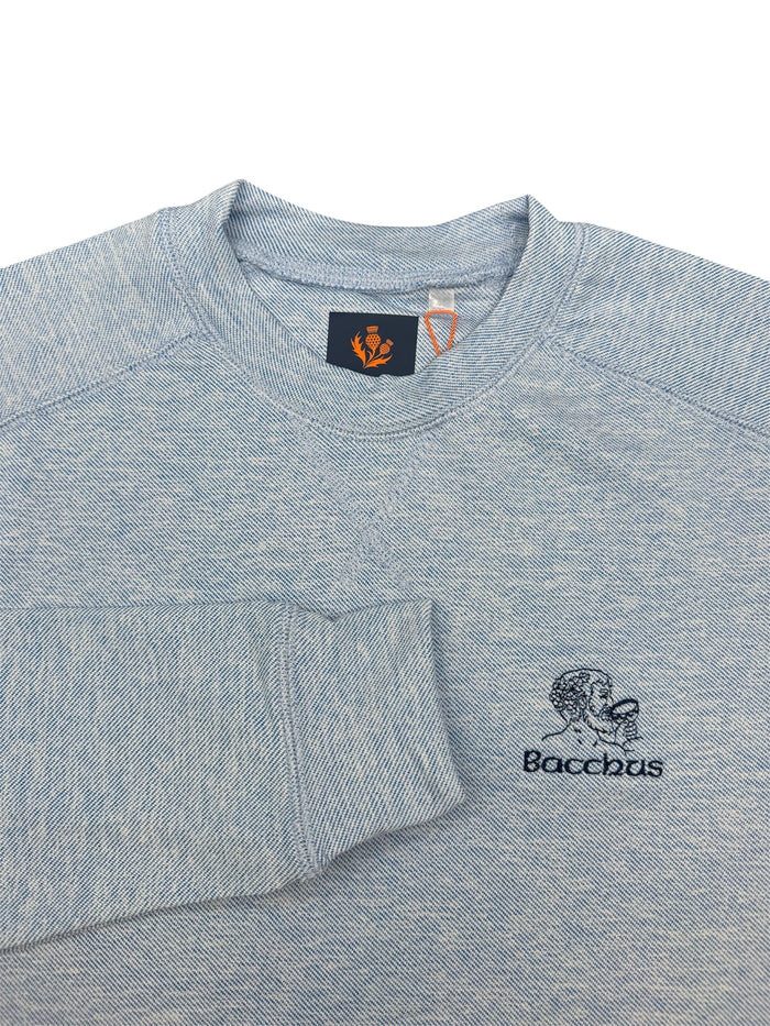 Donald Ross Beckett Crewneck Pullover Santorini