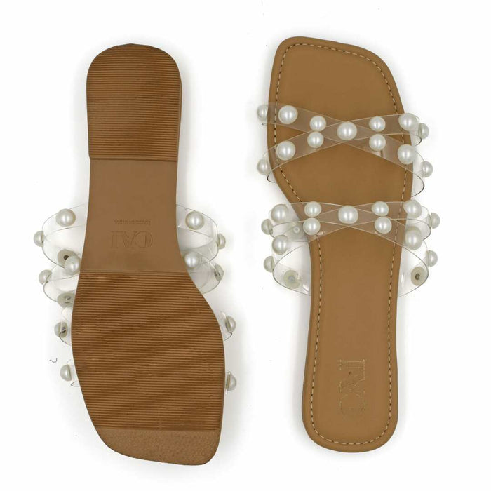 Double crossed pearl flats
