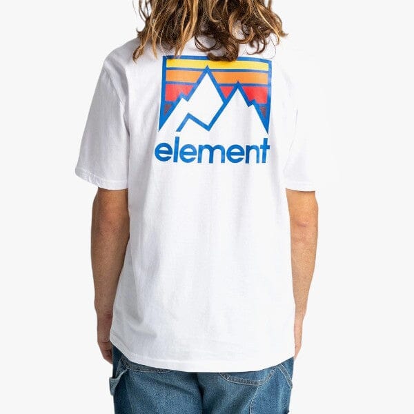 Element Mens Joint Short Sleeve Tee Optic White Element