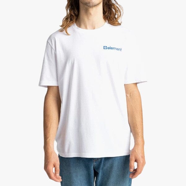 Element Mens Joint Short Sleeve Tee Optic White Element