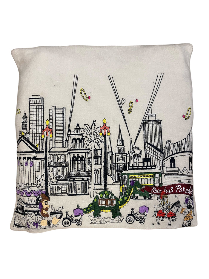 Embroidered Pillow Set of 2(Square)