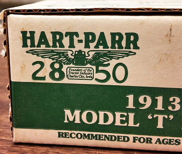 ERTL 1913 Ford Model T Delivery Van Coin Bank Hart-Parr 28-50 Tractor Diecast 1:25