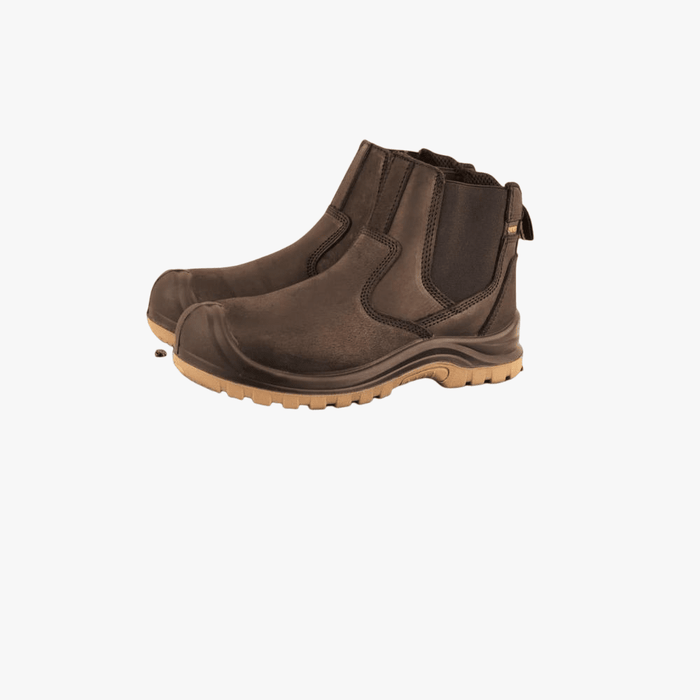 Everest Stc Crazy Horse Leather Steel Toe Boot Black | Everest