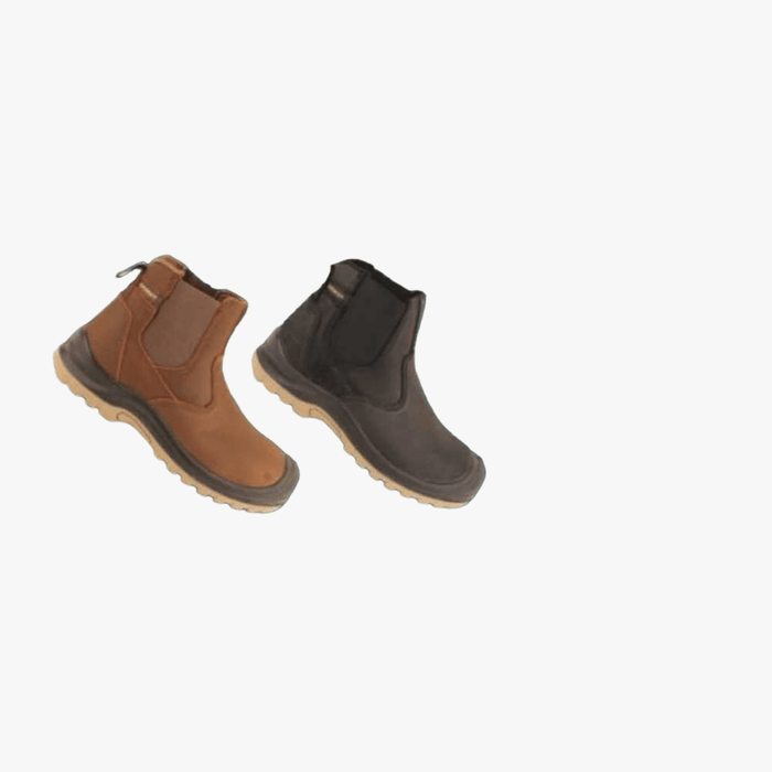 Everest Stc Crazy Horse Leather Steel Toe Boot Brown | Everest