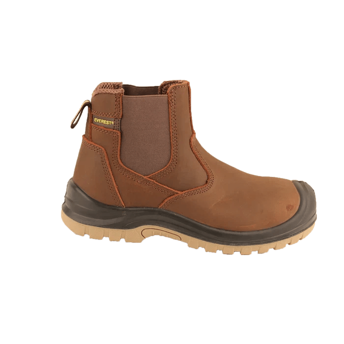 Everest Stc Crazy Horse Leather Steel Toe Boot Brown | Everest