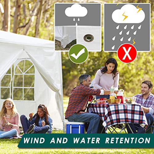 FDW 10x30 Party Tent Wedding Patio Gazebo Outdoor Carport Canopy Shade with Side 8 Removable Walls