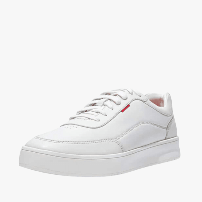 Fit Flop Mens Rally X Leather Sneaker White | Fit Flop