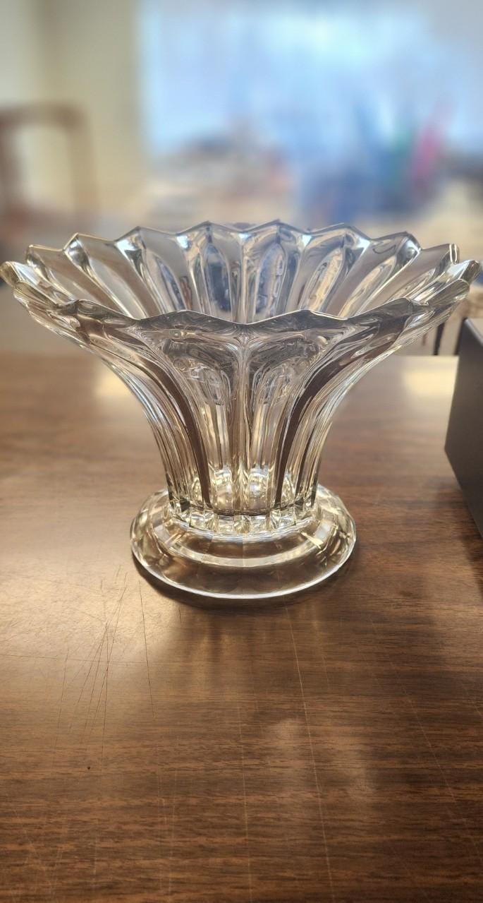Flared Glass Vase Antique