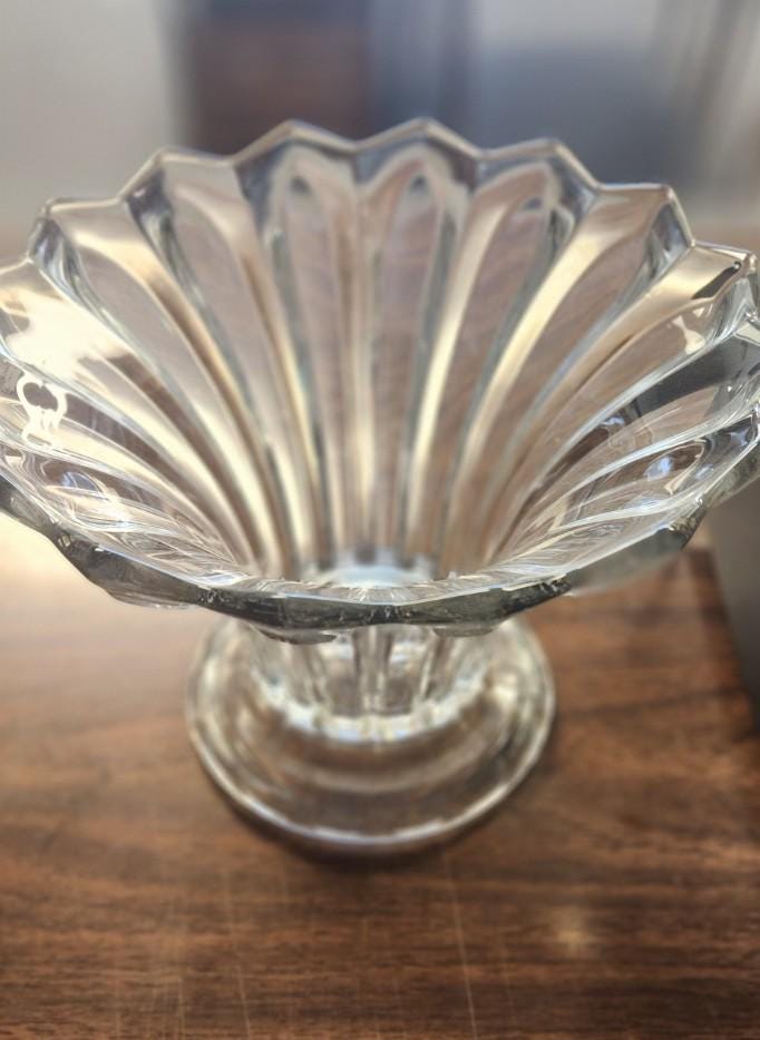 Flared Glass Vase Antique