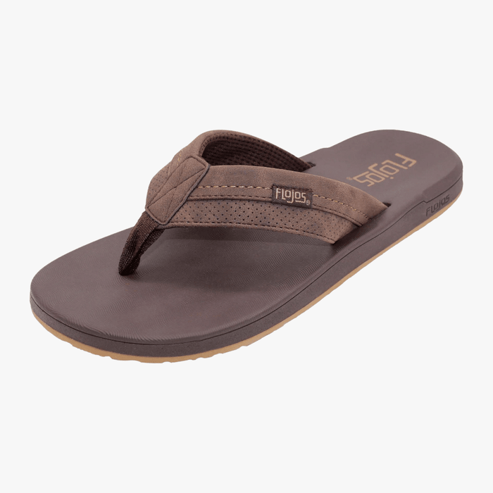 Flojos Mens Leevee Sandal Brown Flojos