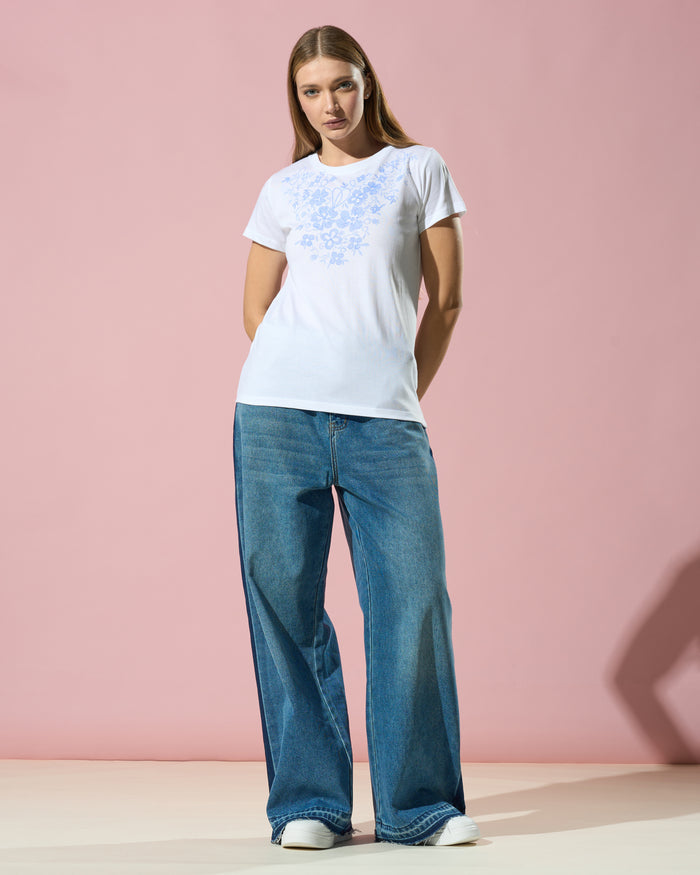 Floral Printed T-shirt