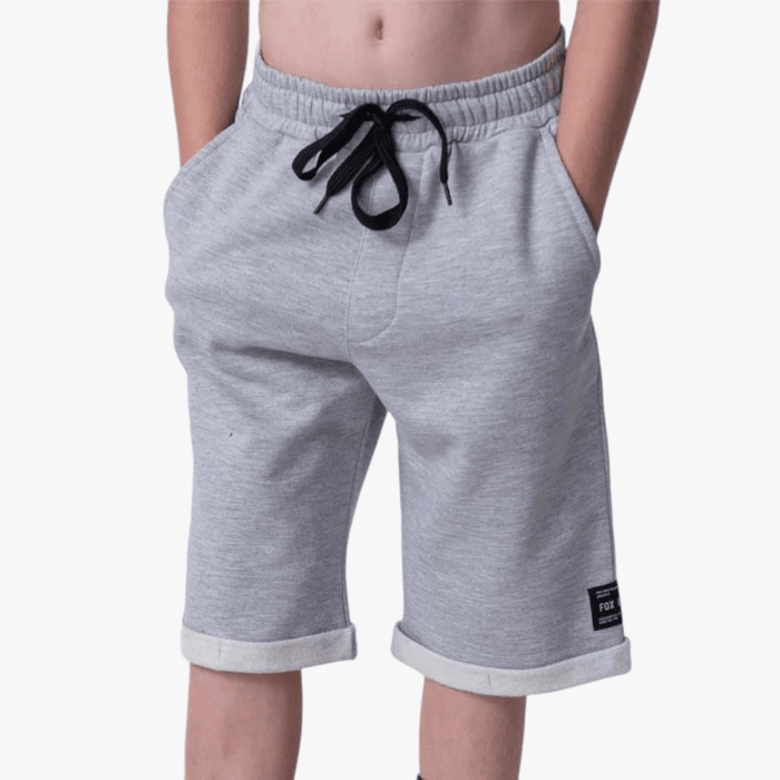 Fox Boys Detonate Fleece Short Grey Mel Fox