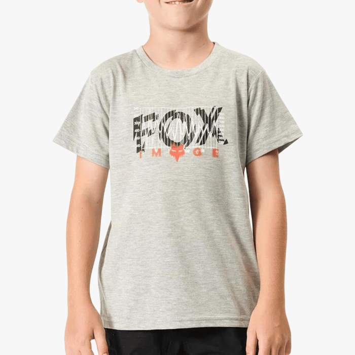 Fox Boys Energy Short Sleeve Tee Heather Dirt | Fox