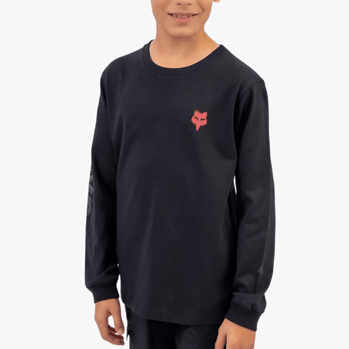 Fox Boys Mixed Energy Short Sleeve Tee Black | Fox