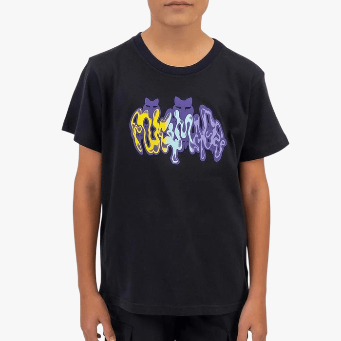 Fox Boys Sprayfitty Short Sleeve Tee Black | Fox